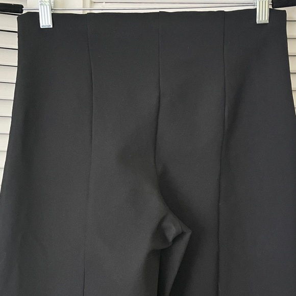 Banana Republic Everywhere Wide Leg Ponte Ankle Pant Black Sz M Pull On Trouser - Picture 5 of 8